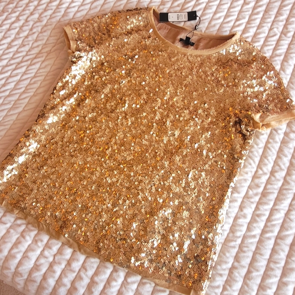 Talbot Sequin golden shirt Taylor Swift concert